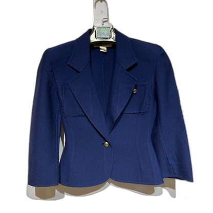 Vintage Slim-Fit Short Blazer Jacket