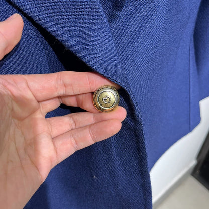 Vintage Slim-Fit Short Blazer Jacket