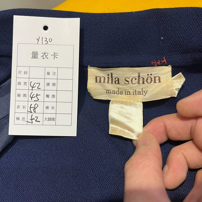 Vintage Slim-Fit Short Blazer Jacket