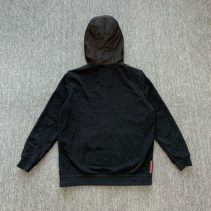 Prada Black Zip-Up Hooded Jacket
