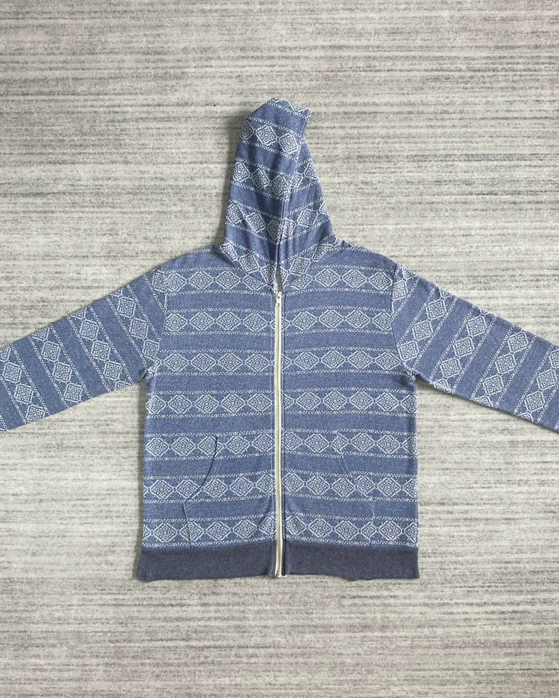 Vintage Ethnic Style Zipper Jacket-zp