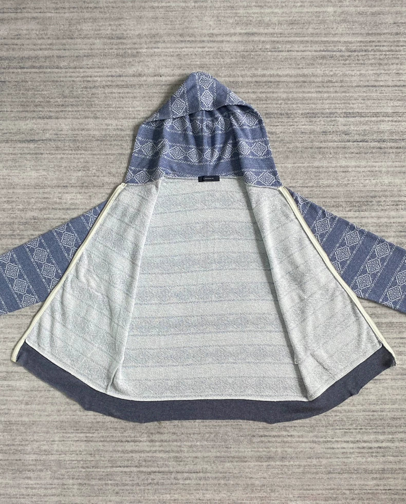 Vintage Ethnic Style Zipper Jacket-zp