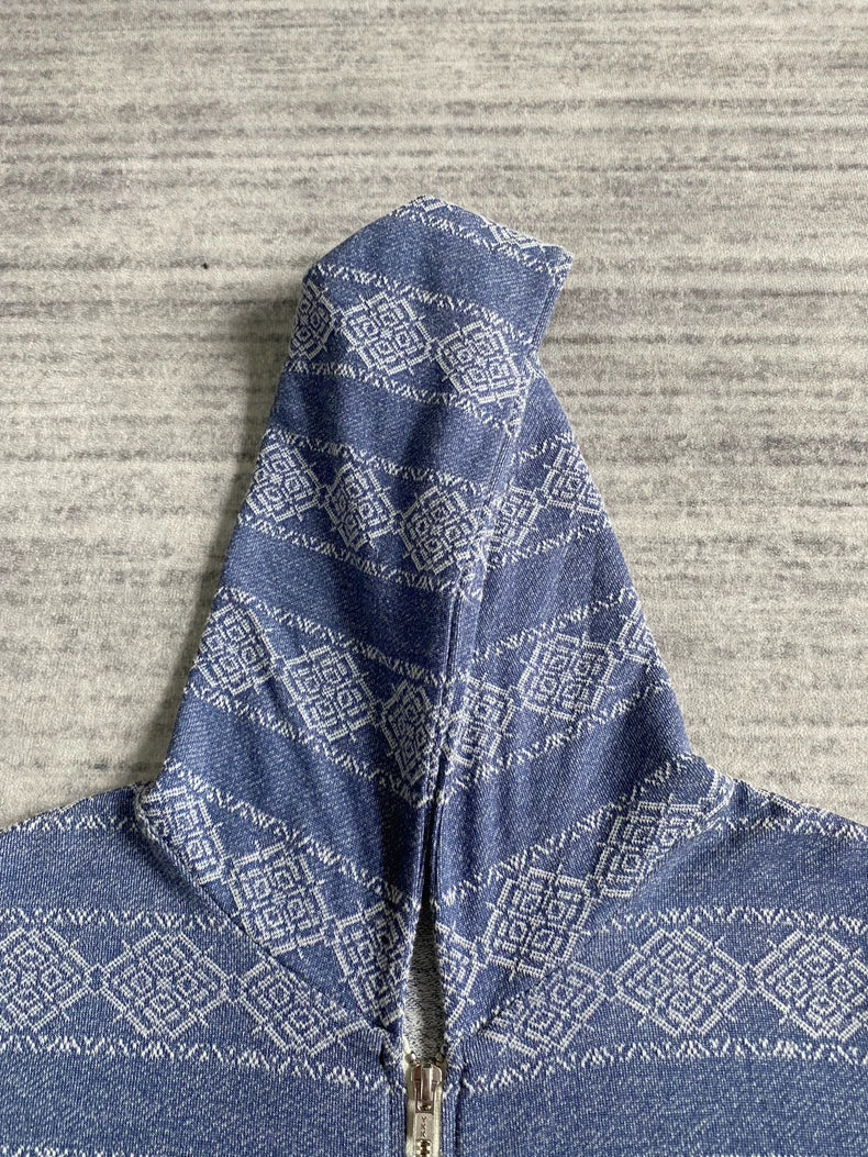 Vintage Ethnic Style Zipper Jacket-zp