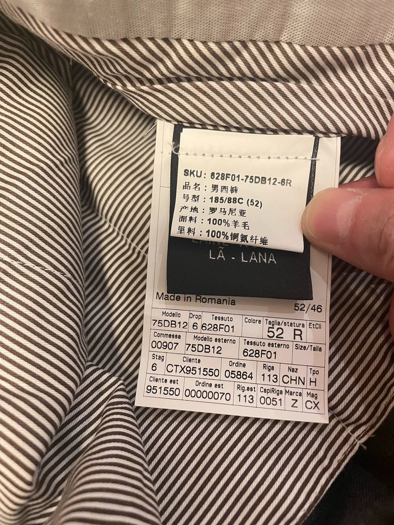 Ermenegildo Zegna Men's Casual Trousers