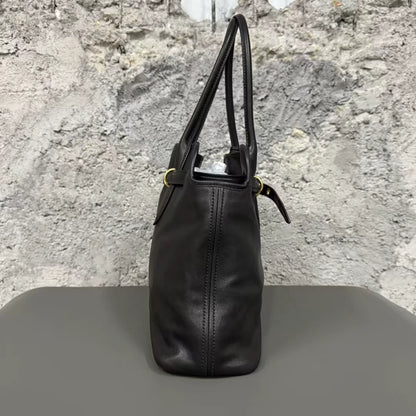 miumiu Aventure Leather Handbag Briefcase