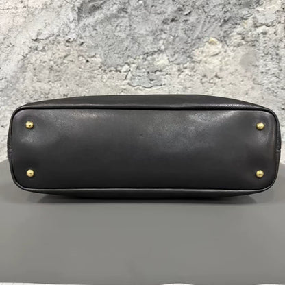 miumiu Aventure Leather Handbag Briefcase