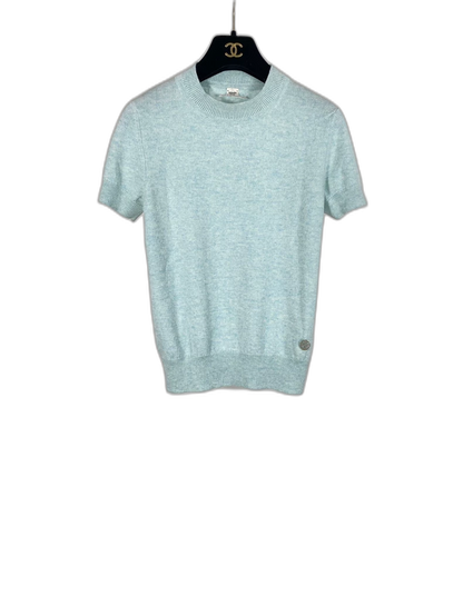 Hermes Knitted Sweater in Light Blue