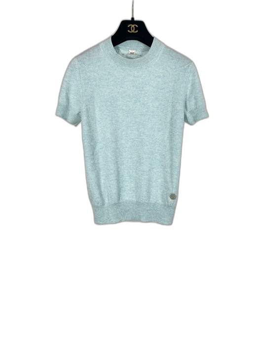 Hermes Knitted Sweater in Light Blue