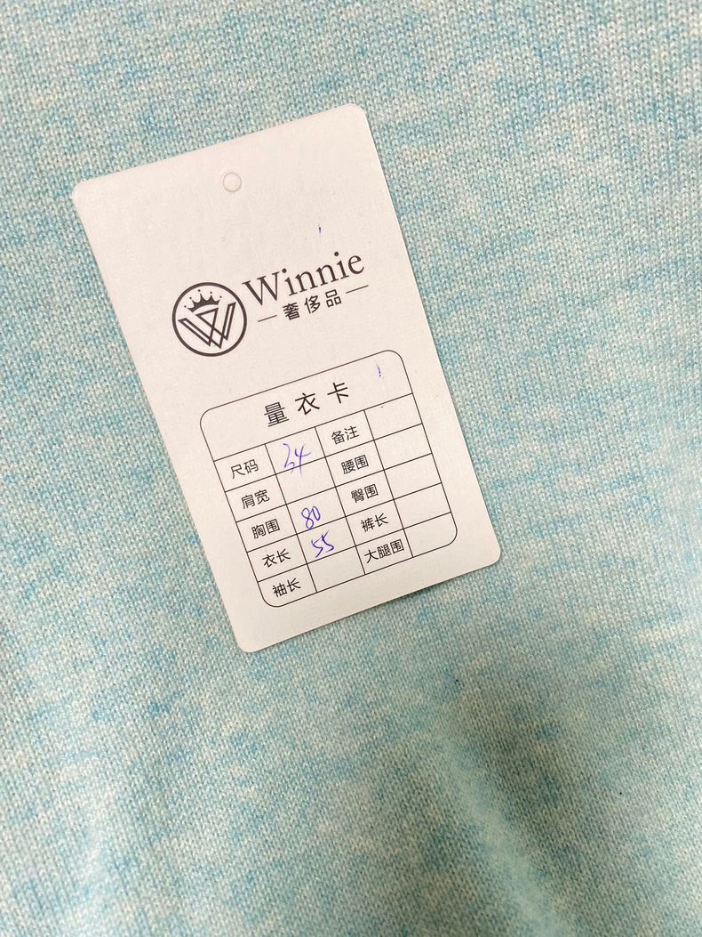 Hermes Knitted Sweater in Light Blue