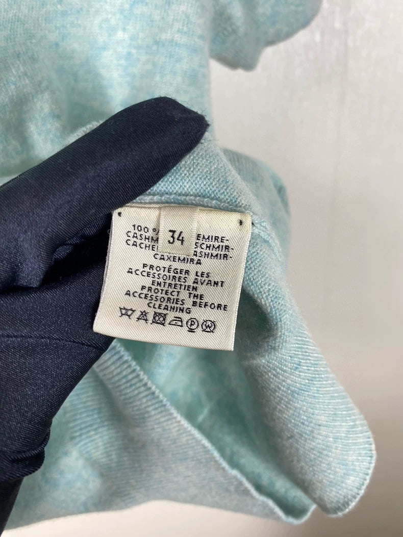 Hermes Knitted Sweater in Light Blue
