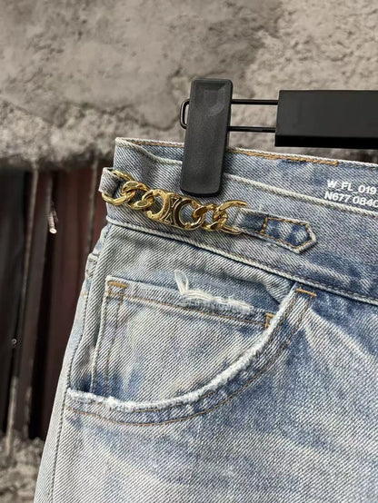 Celine Arc de Triomphe Denim Pants