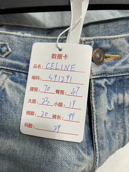 Celine Arc de Triomphe Denim Pants