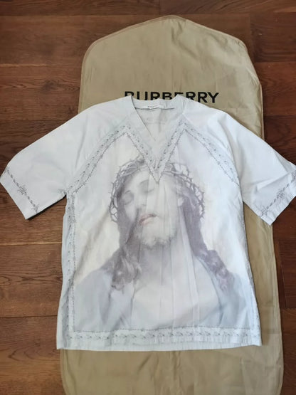 Givenchy Show style Jesus Print T-shirt
