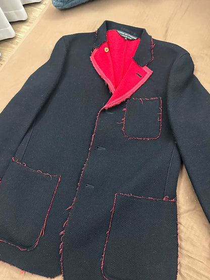 Comme Des Garcons Blazer with Red Stitching