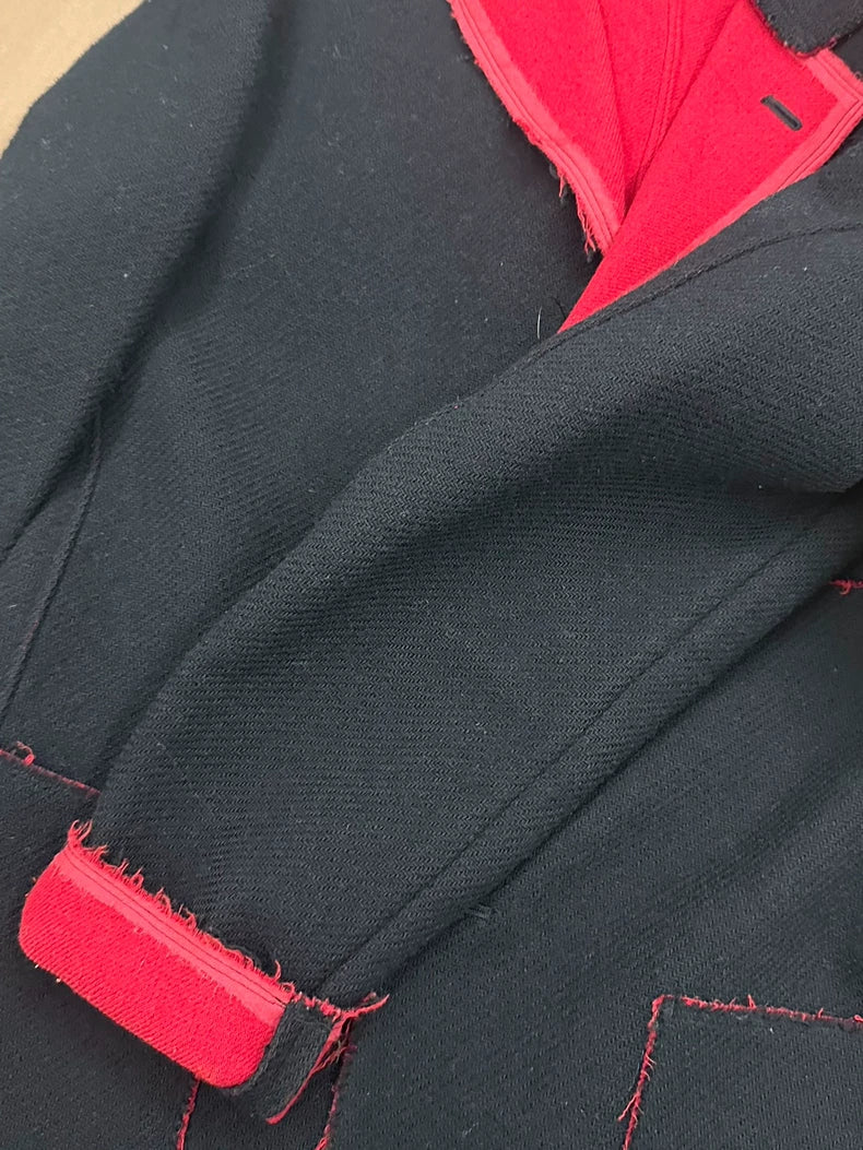 Comme Des Garcons Blazer with Red Stitching