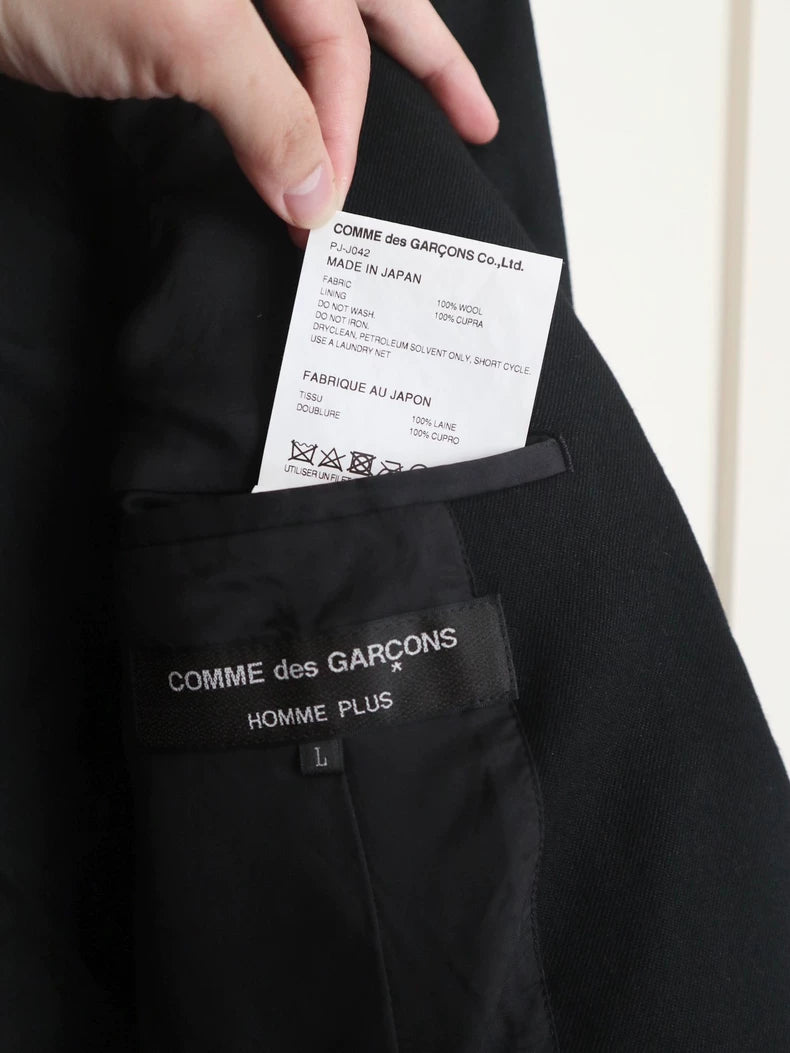 Comme des Garcons Wool Variable Hem Coat
