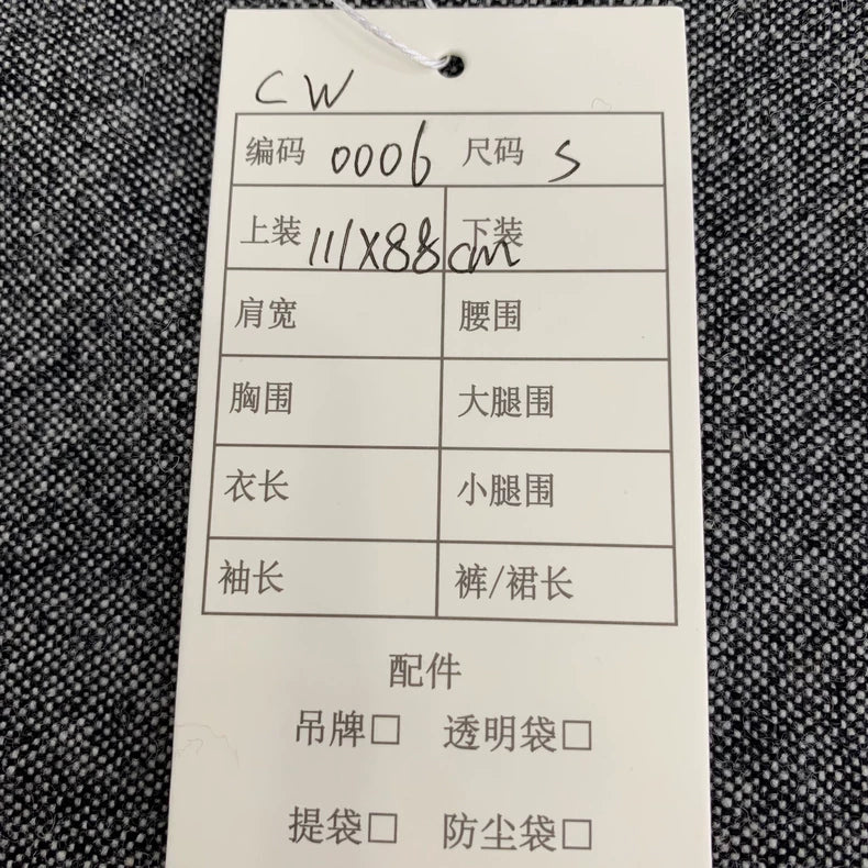 Gray Striped Wool Cape Coat by Dior