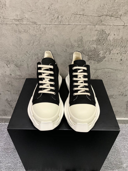 Rick Owens Chunky Canvas Low Top Sneakers-yf