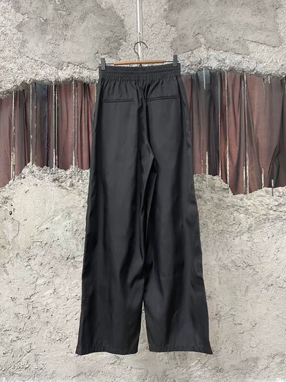 Prada Dark Pattern Logo Pants