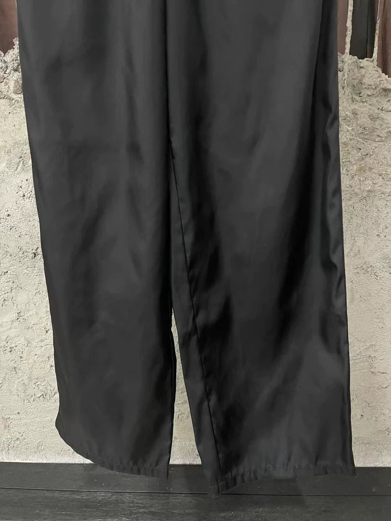 Prada Dark Pattern Logo Pants