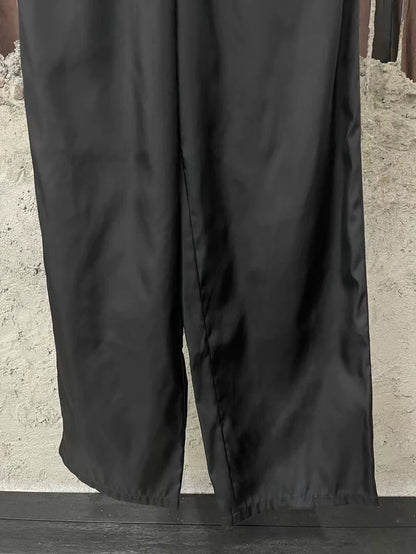 Prada Dark Pattern Logo Pants