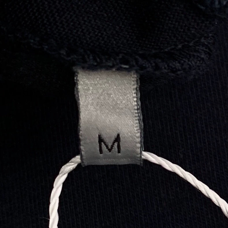 Dior Dark Blue Logo Cotton T-Shirt