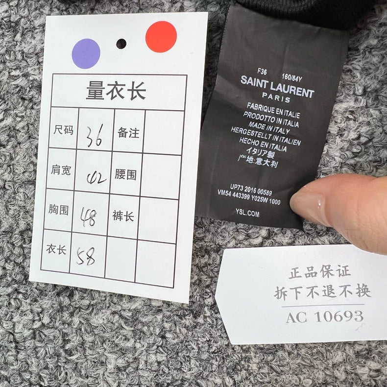 Saint Laurent Velvet Jacket Hollywood Edition