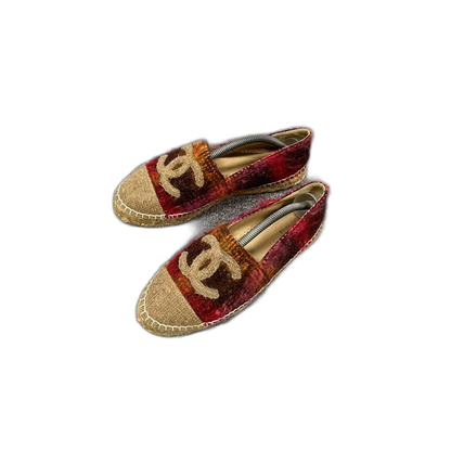 Chanel Limited Edition Wool Fisherman Shoes