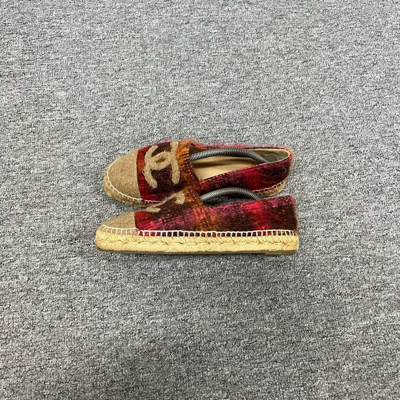 Chanel Limited Edition Wool Fisherman Shoes