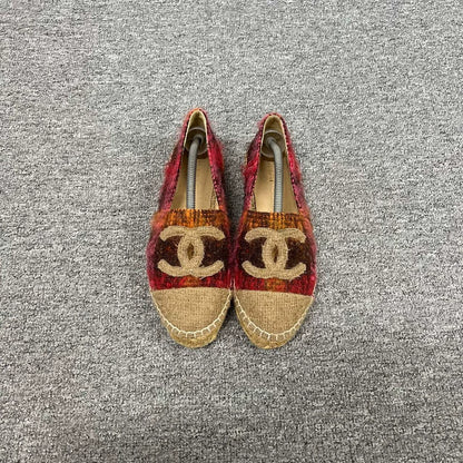 Chanel Limited Edition Wool Fisherman Shoes