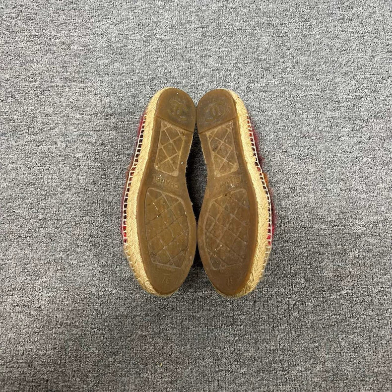 Chanel Limited Edition Wool Fisherman Shoes