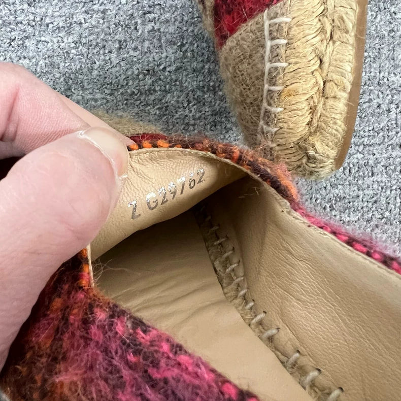 Chanel Limited Edition Wool Fisherman Shoes