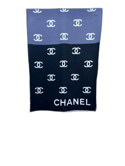 Chanel Gradient Logo Scarf