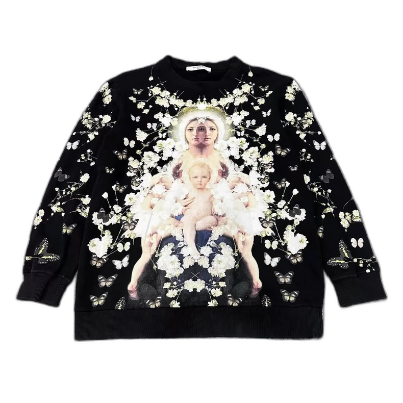 Givenchy Virgin Mary Print Sweatshirt