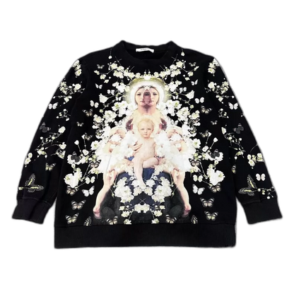 Givenchy Virgin Mary Print Sweatshirt
