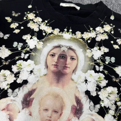 Givenchy Virgin Mary Print Sweatshirt