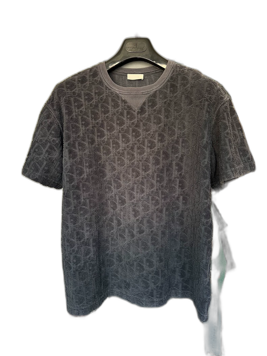 Dior Navy Logo Short Sleeve T-Shirt