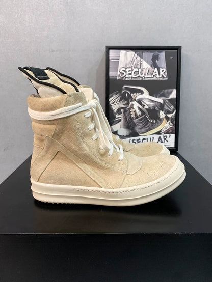 Rick Owens Geobasket Suede High-Top Sneakers-yf