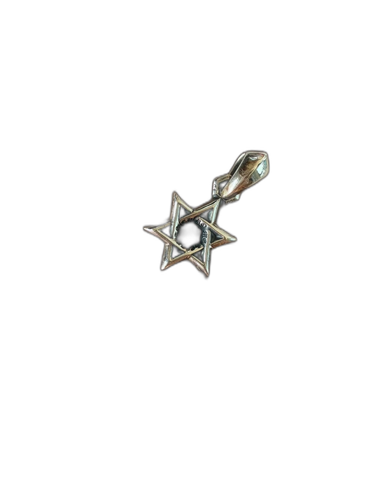 Chrome Hearts Star Pendant with Water Drop Design