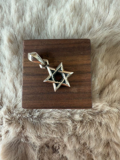 Chrome Hearts Star Pendant with Water Drop Design