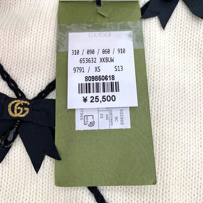 Gucci Cream Logo Knit Sweater