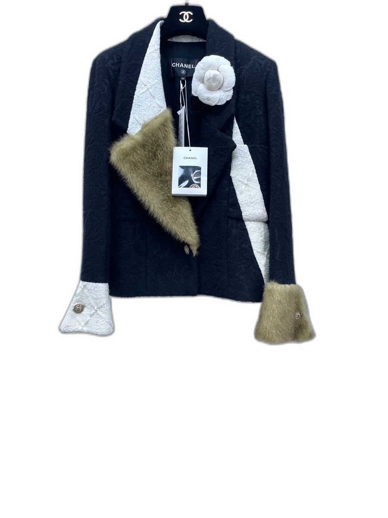 Chanel Camellia Pattern Jacket