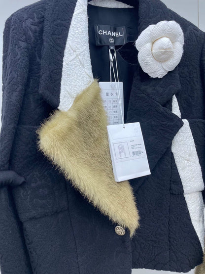 Chanel Camellia Pattern Jacket