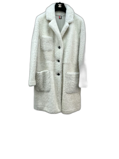 Reversible Wool Fur Coat