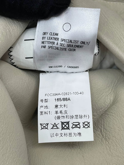 Reversible Wool Fur Coat