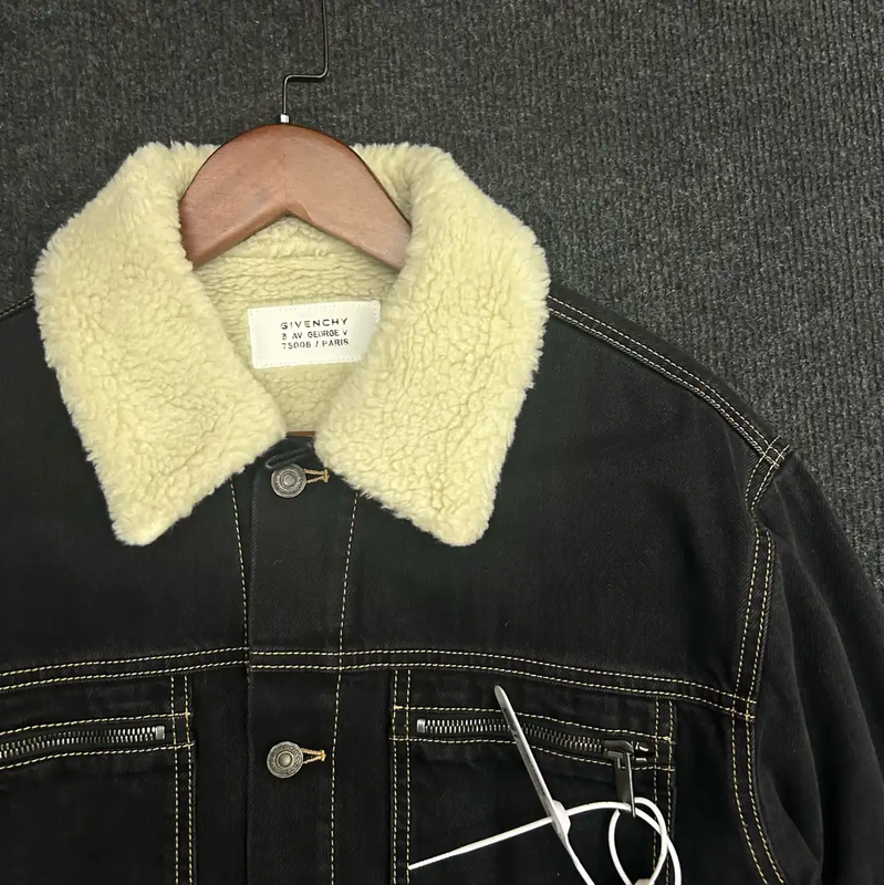 Givenchy Black Cotton Embroidered Jacket 0089