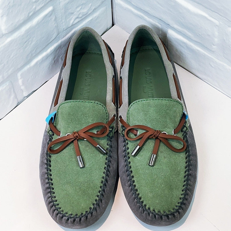 Louis Vuitton Comfortable Casual Suede Shoes for Men 0079