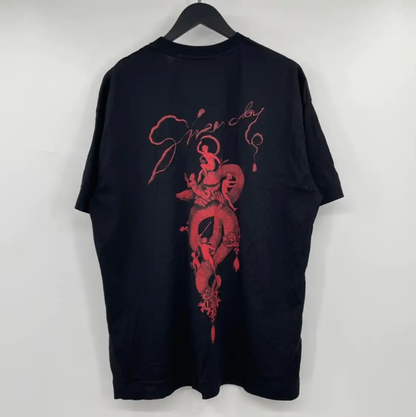 Givenchy Black Cotton Short Sleeve T-Shirt 0089