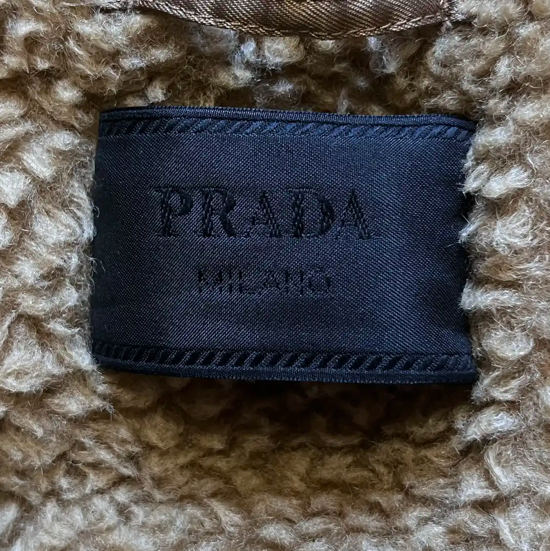 Prada Brown Silk Men's Coat
