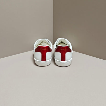 Gucci ACE Patent Leather Striped Low-Top Sneakers 0079